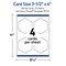 Avery Printable Hexagon Flat Cards, Sure Feed Technology, 3-1/2" x 4", Glossy White Cardstock, Print-to-The-Edge, Laser/Inkjet Printable, 100 Total